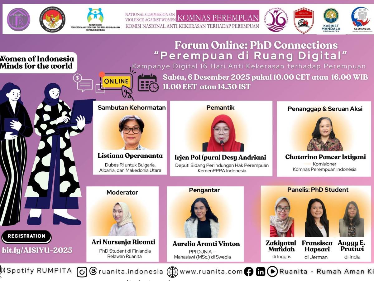 (SIARAN BERITA) Perempuan di Ruang Digital: Literasi, Keamanan, dan Kesehatan&nbsp;Mental