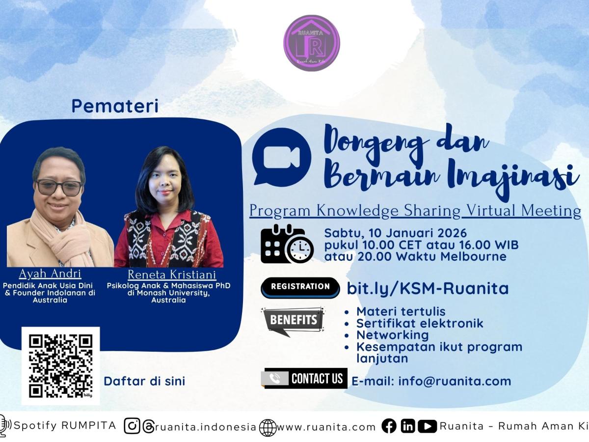 (KNOWLEDGE SHARING) Dongeng Sebagai Ruang Bermain&nbsp;Imajinasi