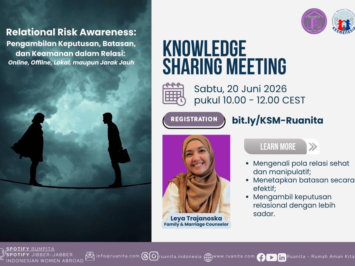 (KNOWLEDGE SHARING) Bagaimana Membangun Kesadaran Berisiko dalam&nbsp;Relasi?