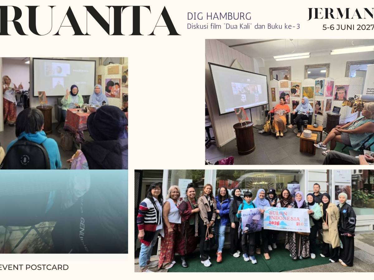 (GALERI FOTO) Mendiskusikan Film “Dua Kali” dan Buku “Gema dari Ruang Hening” di&nbsp;Hamburg