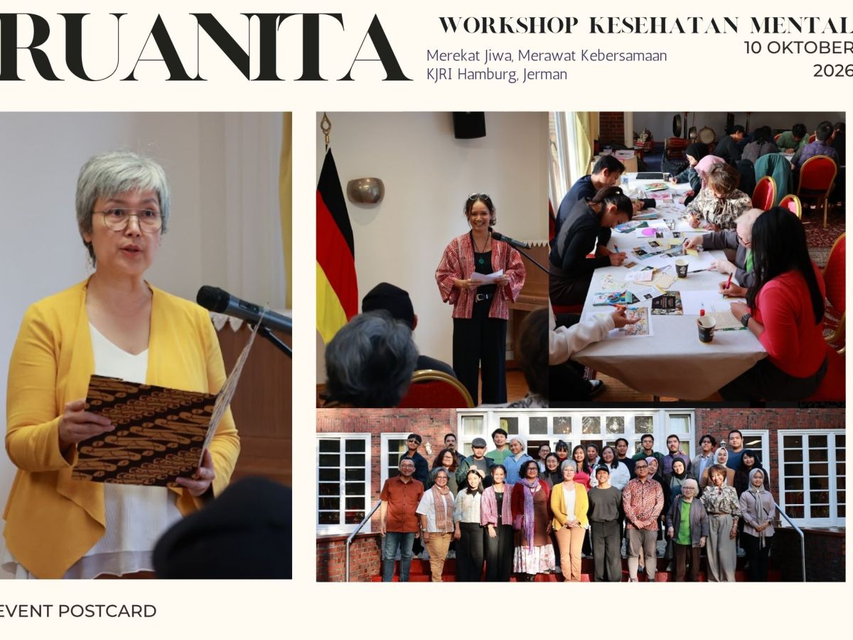 (GALERI FOTO) Workshop Memperingati Hari Kesehatan Mental Sedunia bersama KJRI&nbsp;Hamburg